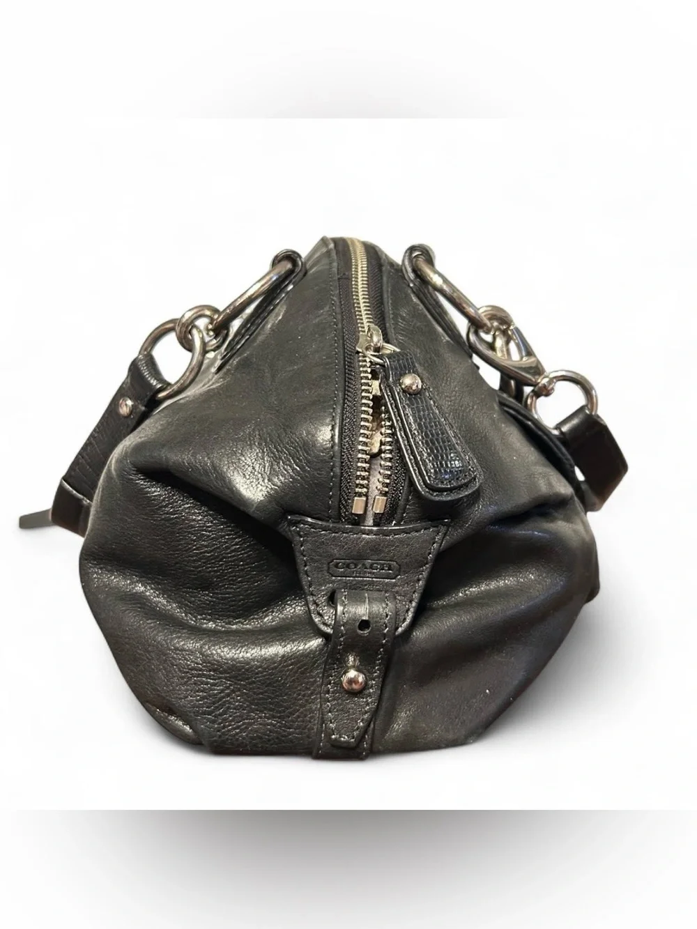 Coach Kristen leather satchel bowlers bag